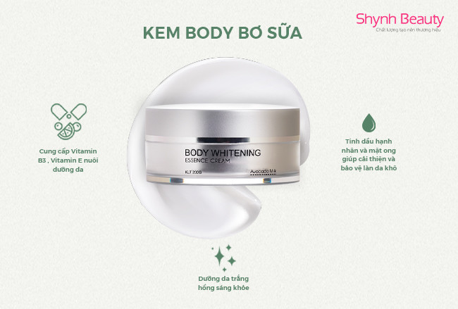 Kem Body S-White Bơ Sữa