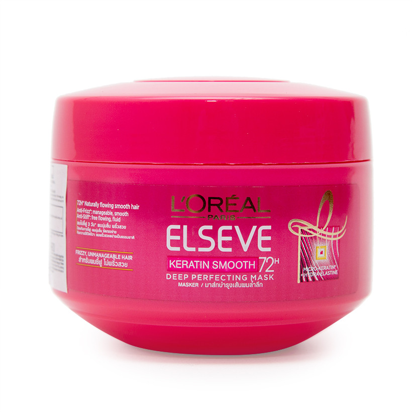 Kem ủ tóc L'Oreal Elseve Keratin Smooth