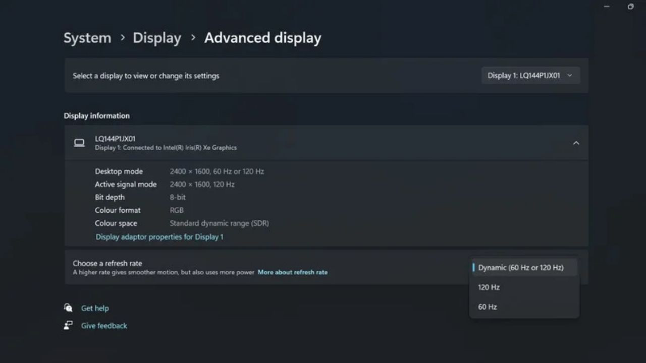 Khám phá công nghệ Dynamic Refresh Rate chỉ có trên Windows 11