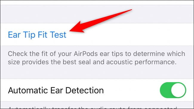 kiểm tra tai nghe airpods