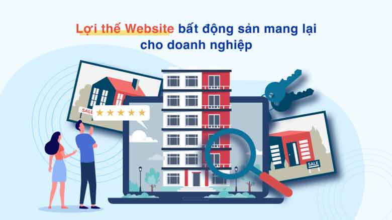 Lợi thế website bất động sản cho doanh nghiệp