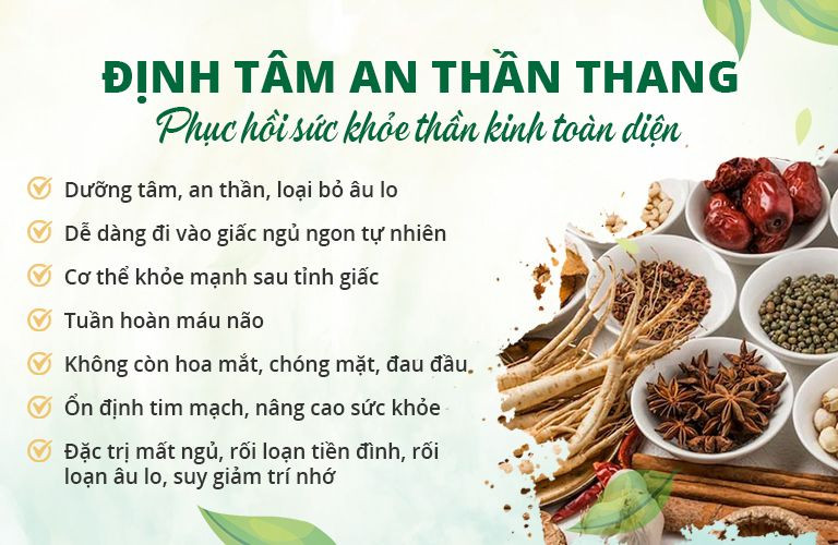 Người dùng hài lòng với kết quả bài thuốc Định tâm An thần thang