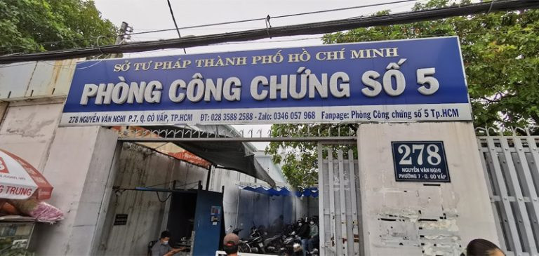 Phòng Công Chứng Số 5