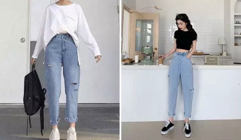 Quần baggy jean