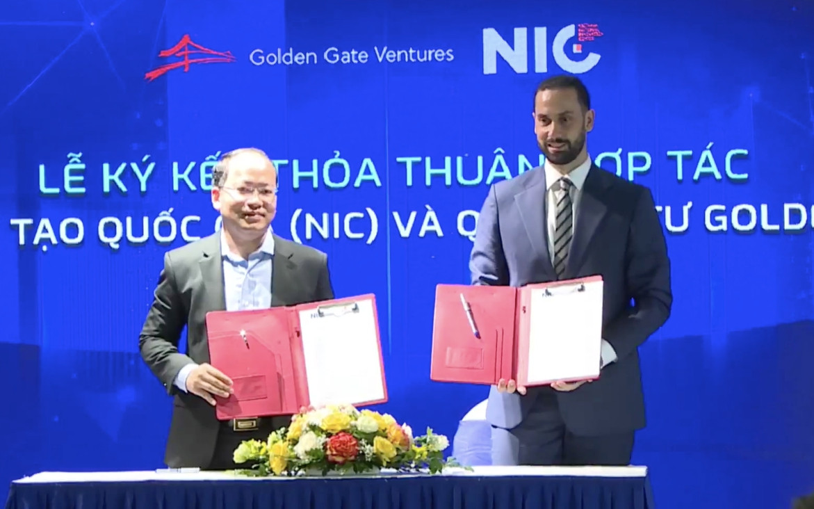 Quỹ đầu tư Golden Gate Ventures ký thoả thuận hợp tác với Trung tâm Đổi mới Sáng tạo quốc gia