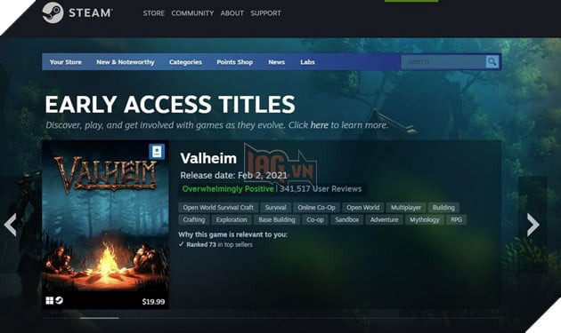 Valve Thêm Tính Năng Cảnh Báo Mới Trên Steam Cho Game Early Access Chưa Hoàn Thành