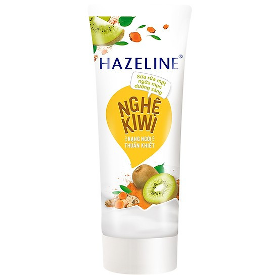 Sữa Rửa Mặt Nghệ Kiwi Hazeline