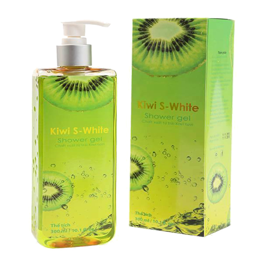 Sữa tắm Kiwi S-White chuyên đặc trị mụn lưng