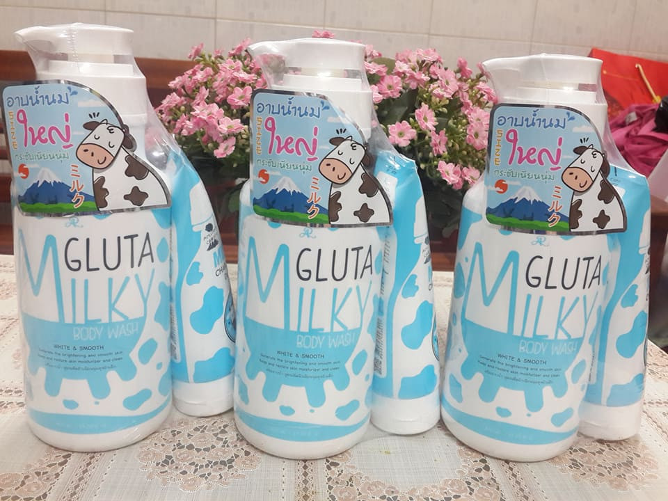 Sữa Tắm Trắng Da Cấp Tốc Milky Gluta