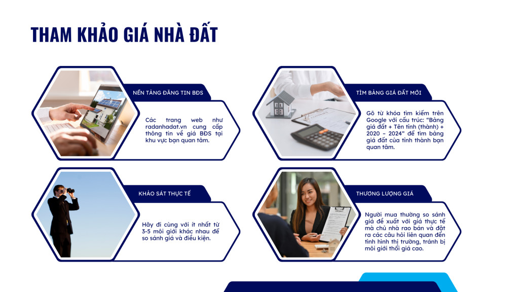 Tham khảo giá nhà đất