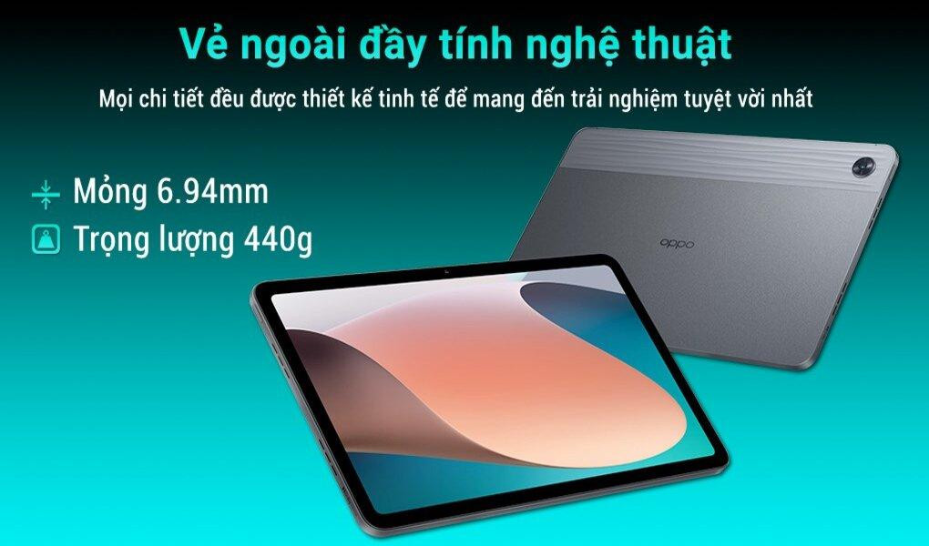 Thiết kế OPPO Pad Air