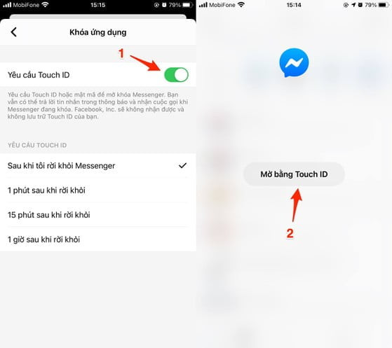 Cách bảo vệ tin nhắn Messenger trên iOS không bị đọc lén