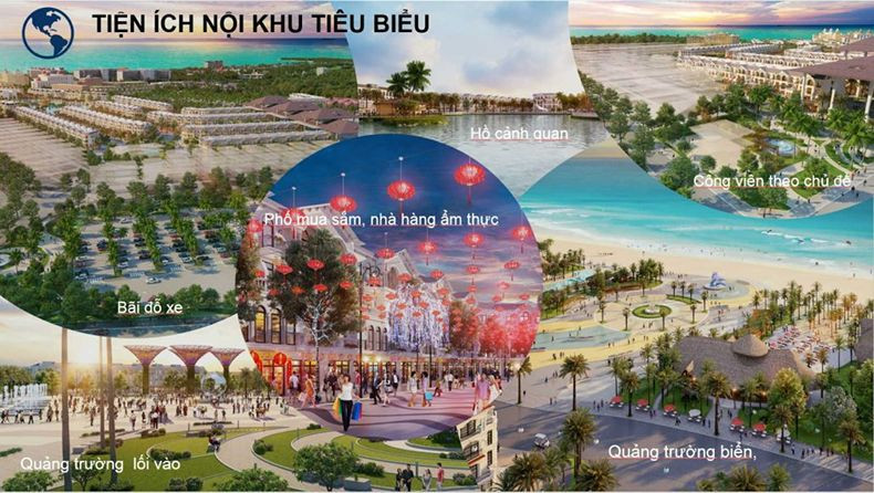 Tiện ích nội khu tại Novaland Hồ Tràm