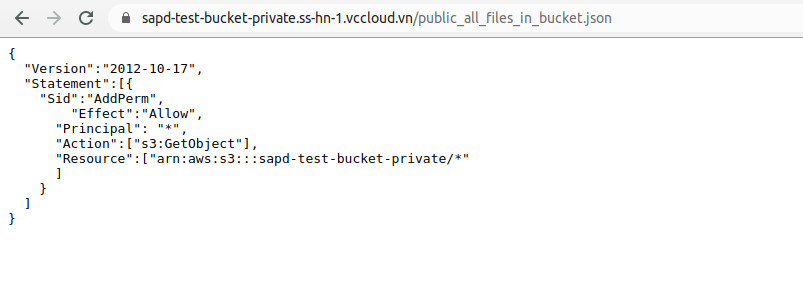 Public toàn bộ files trong một S3 bucket