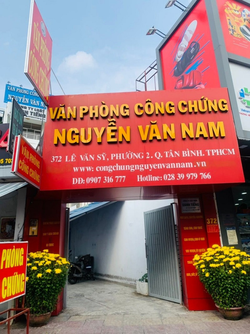 Văn phòng công chứng Nguyễn Văn Nam