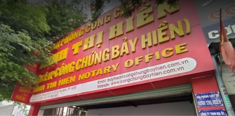 Văn phòng công chứng Ninh Thị Hiền