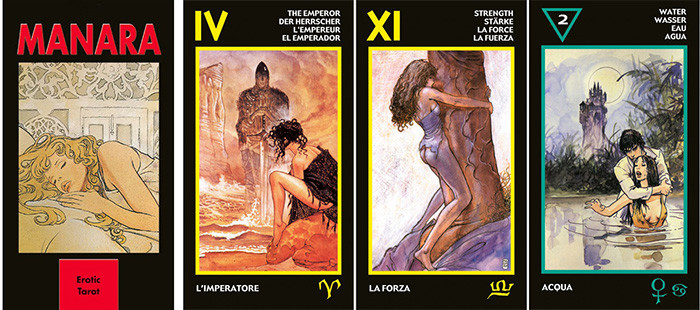 Hình ảnh bộ bài Manara Erotic Tarot