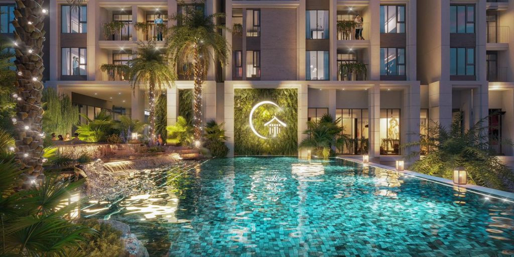 Hồ bơi tại dự án Shizen Home