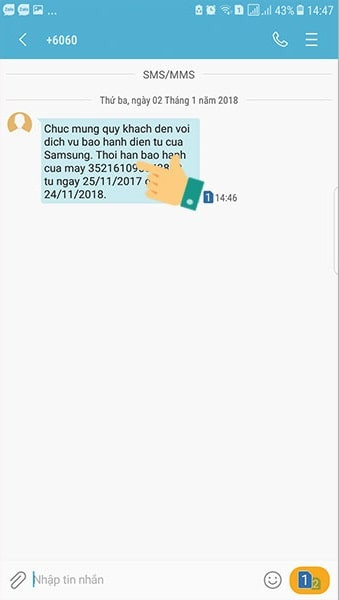 Kiểm tra Samsung Note 9 có chính hãng không