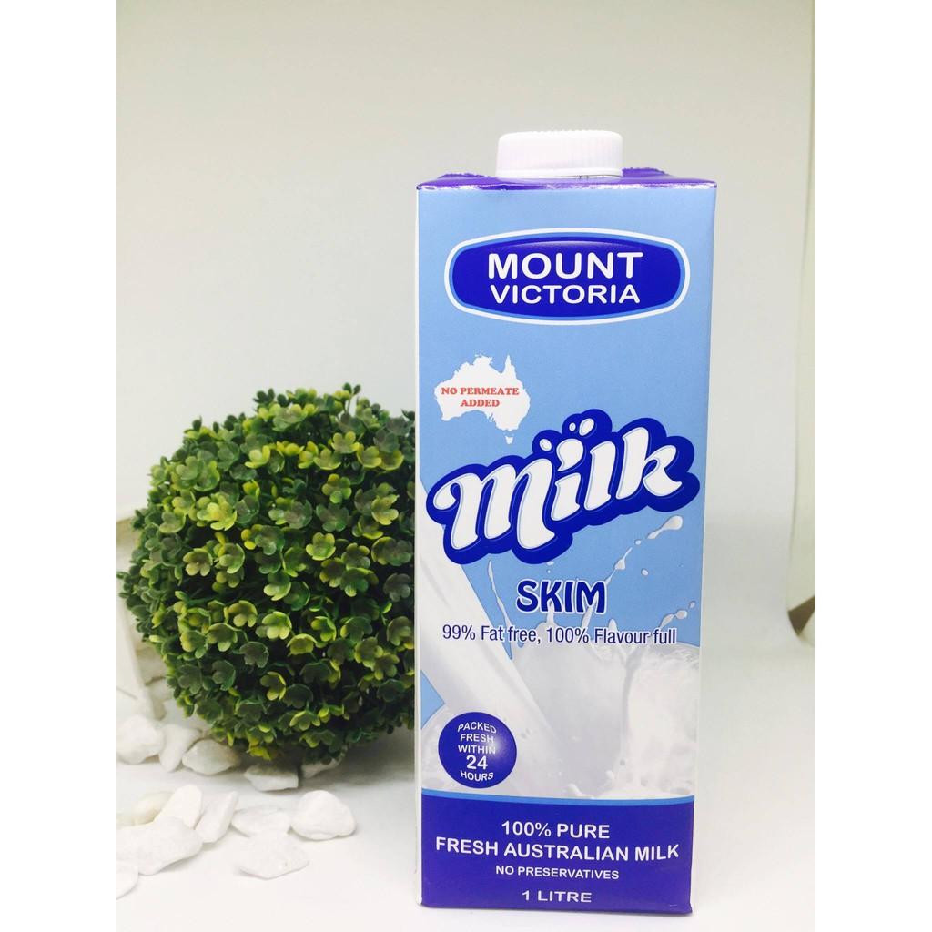 Sữa Tươi Tiệt Trùng Tách Béo Skim Amount Victoria 1 Lít
