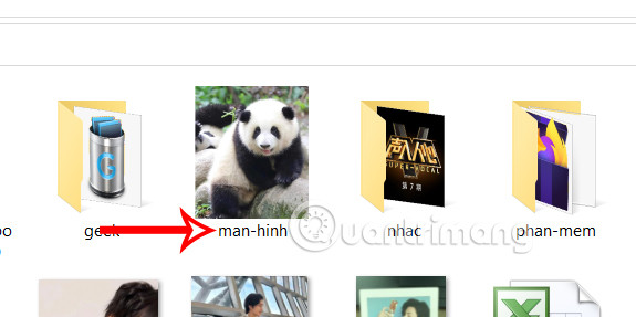Thư mục với biểu tượng mới
