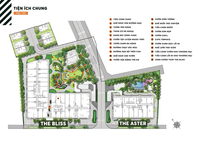 Tiện ích dự án Urban Green