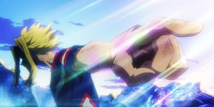 All Might sử dụng hết sức lực còn lại để chiến đấu