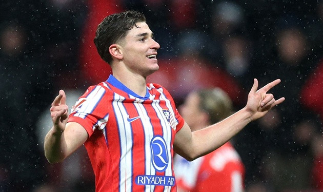 Alvarez trong màu áo Atletico Madrid