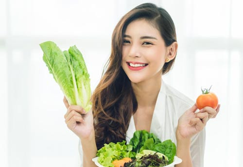 Ăn nhiều rau quả làm mát cho cơ thể