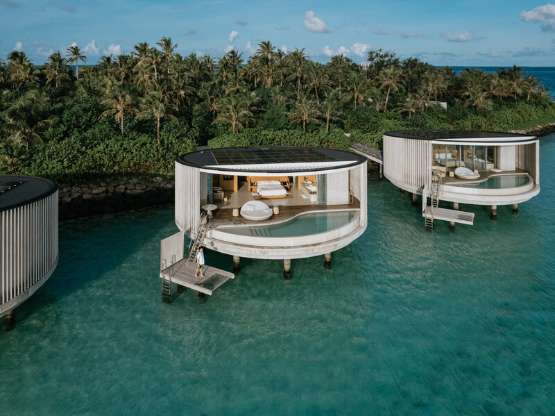 Ảnh nhìn từ trên cao của Ocean Pool Villa