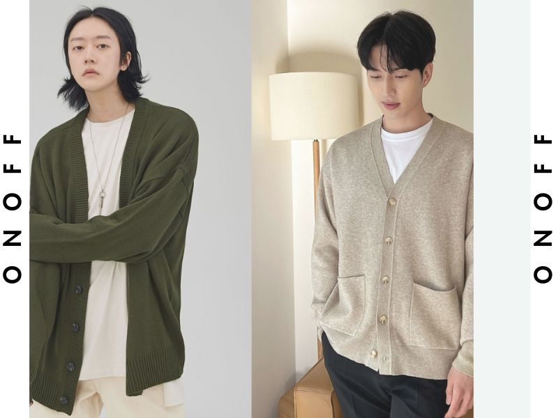 Áo cardigan giúp bạn nam thêm trưởng thành