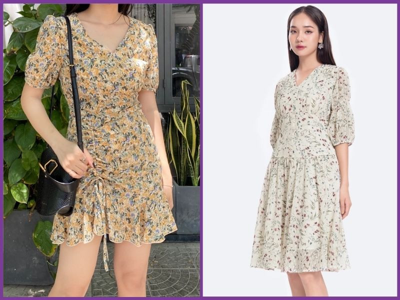 Áo cổ V giúp kéo dài cơ thể