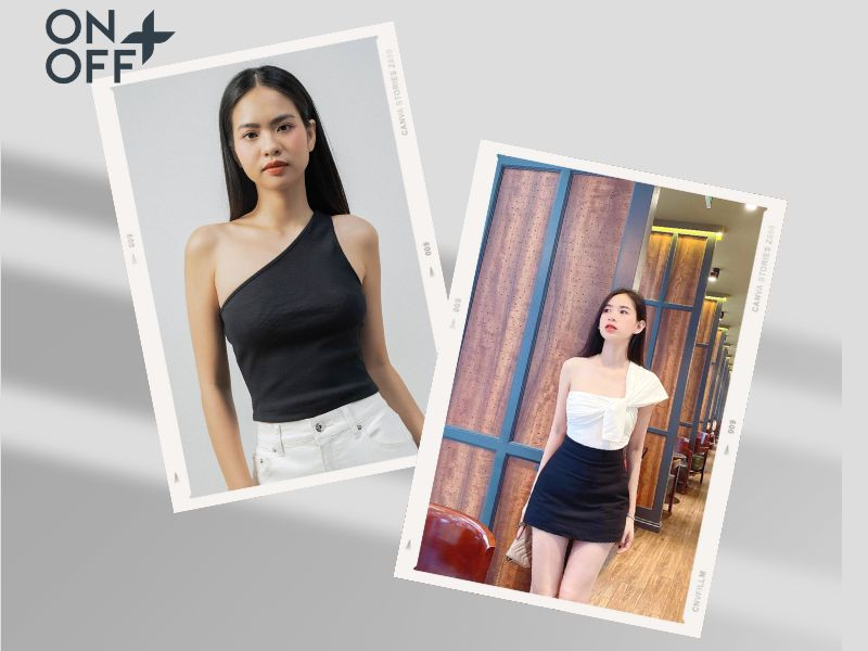 Áo lệch vai thời thượng