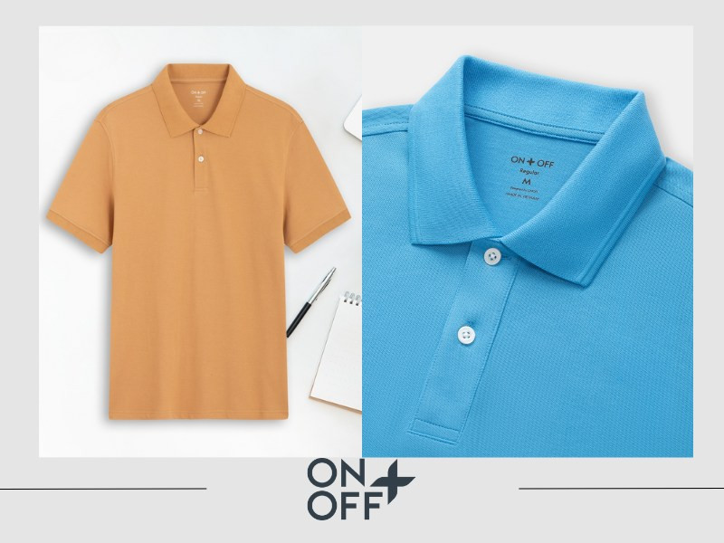 Áo polo bằng vải cotton Tici