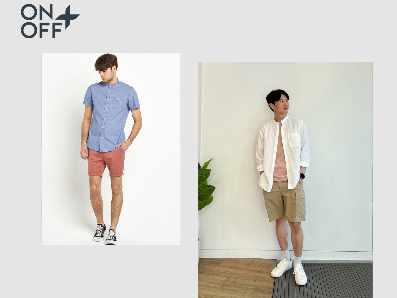 7+ cách mix quần short phối áo sơ mi nam phóng khoáng chất lừ
