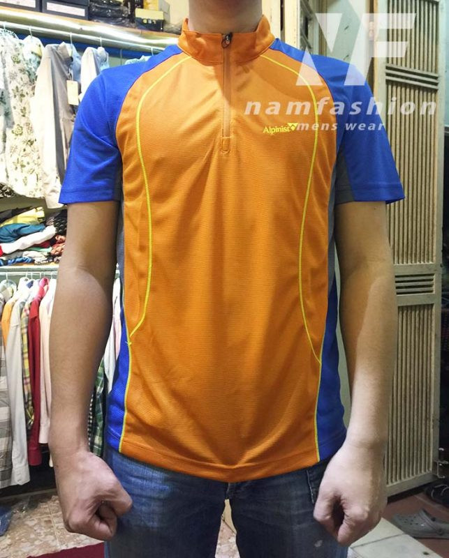 Áo thể thao nam hàng hiệu Alpinist xuất Hàn màu cam