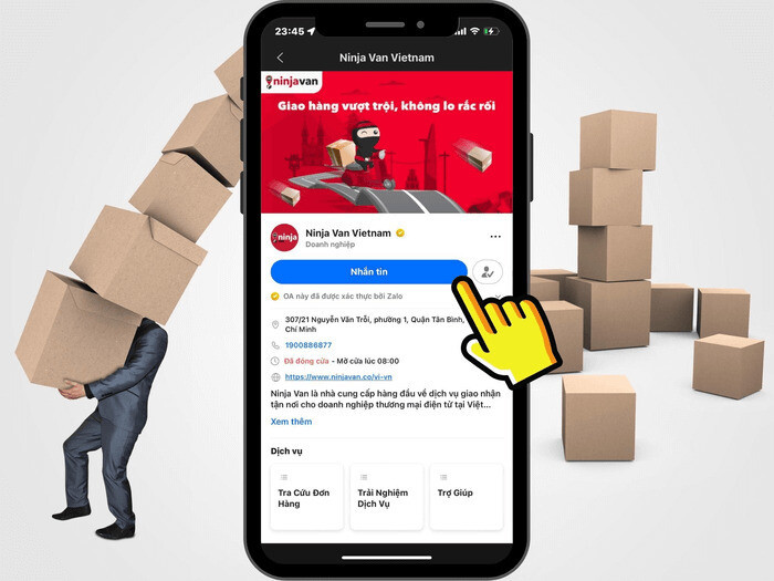 App giao hàng Ninja Van