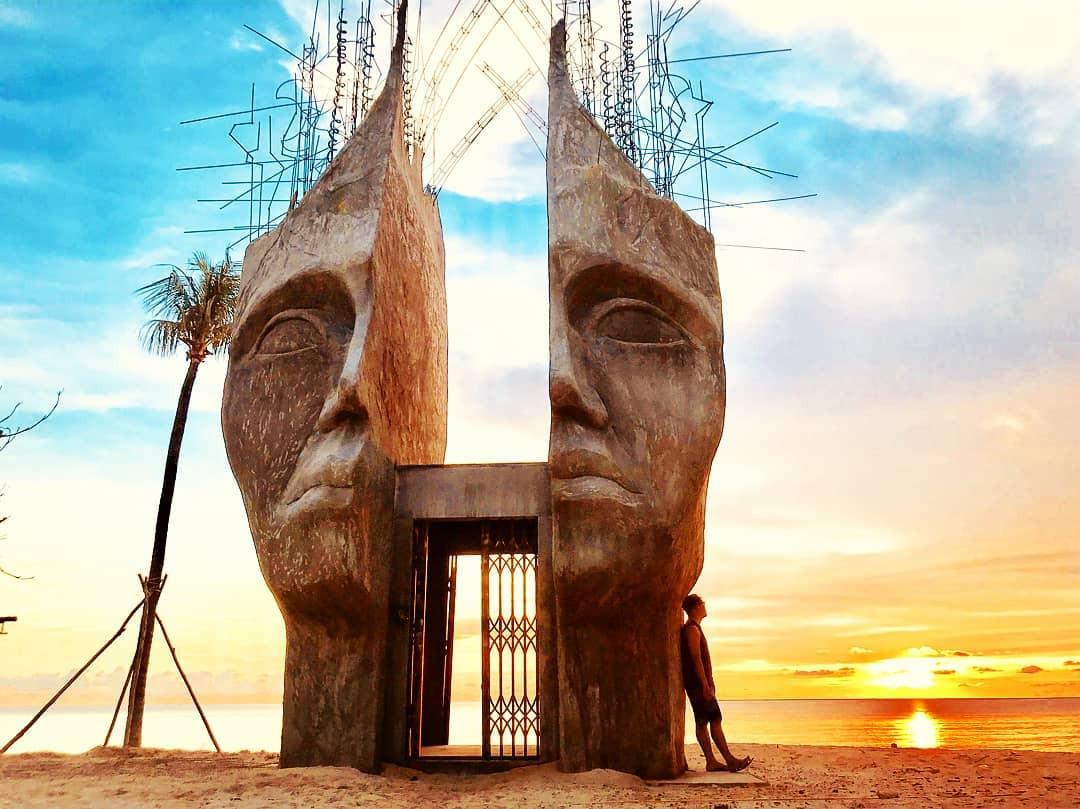 Bãi biển nằm trong bãi Trường tại Sunset Sanato Phú Quốc.