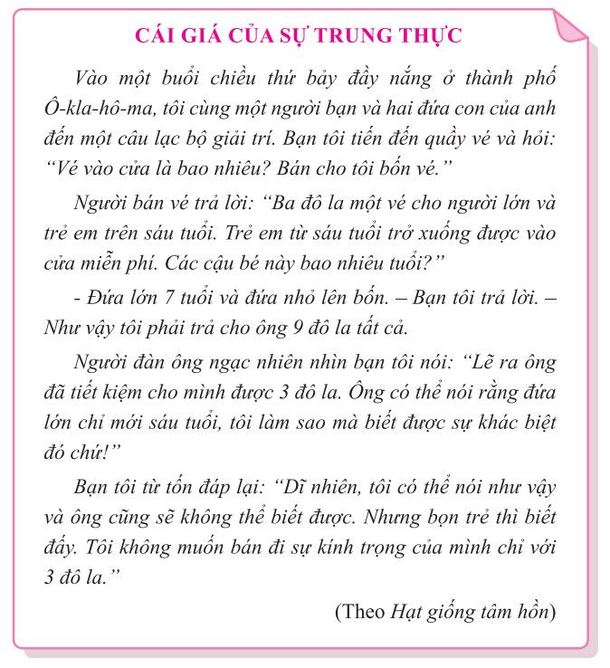 Bài đọc trong đề thi giữa kì số 2