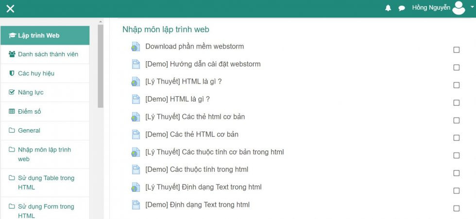 bài lý thuyết lập trình