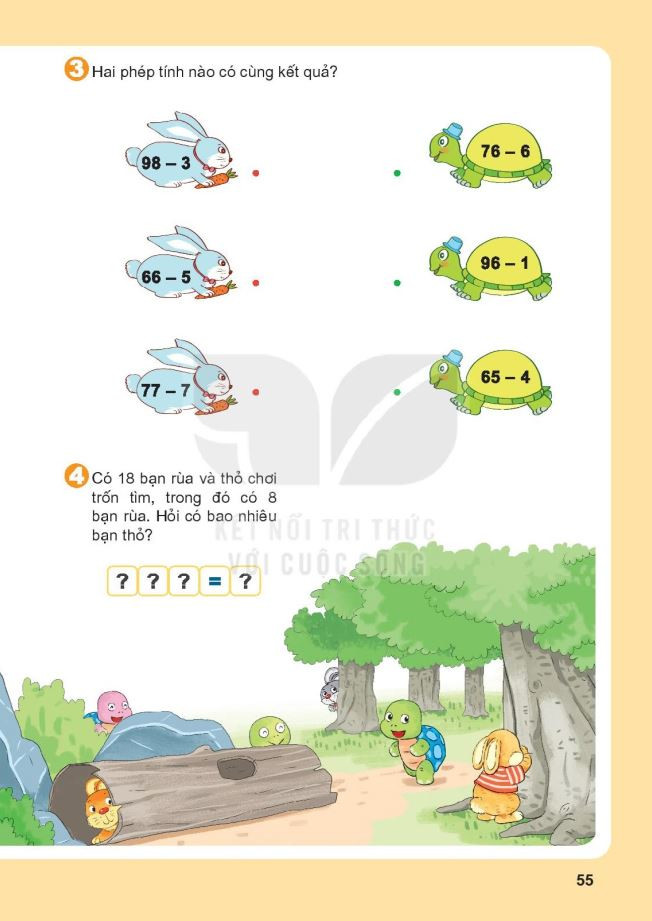 Bài tập phép trừ số có 2 chữ số cho số có 1 chữ số - File 3