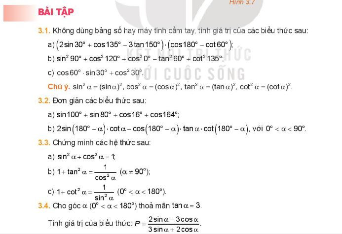 Bài Tập Tìm Giá Trị Lượng Giác