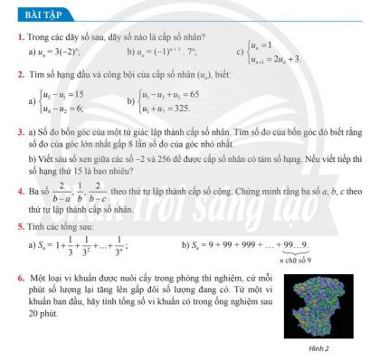 Bài tập về cấp số nhân