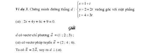 Phương trình đường thẳng trong không gian