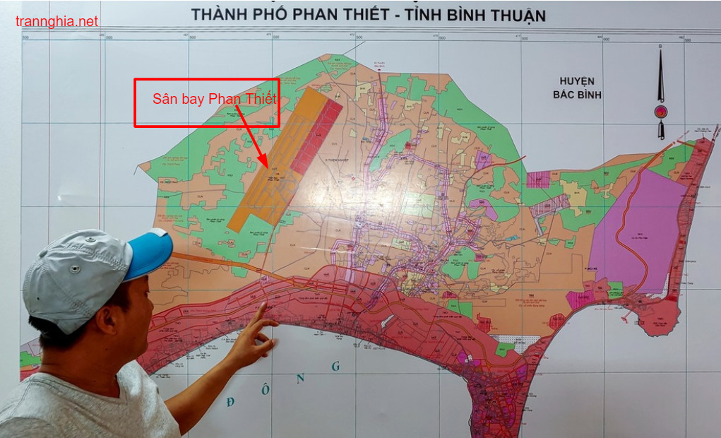 Bản đồ quy hoạch sân bay Phan Thiết