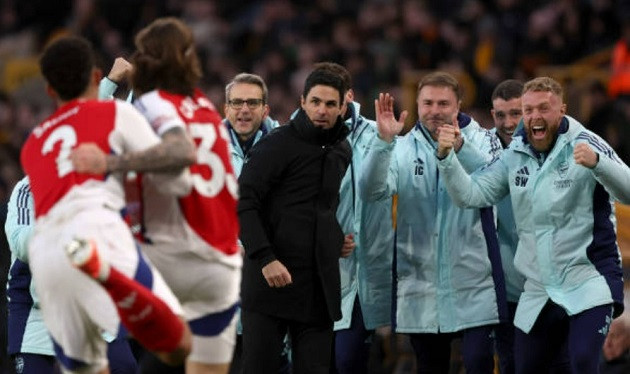 5 điểm nhấn Wolves 0-1 Arsenal: Thẻ đỏ đầy tranh cãi của Lewis-Skelly; Calafiori tỏa sáng ở thời điểm khó tin