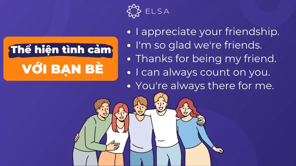 Bày tỏ tình cảm với bạn bè bằng tiếng Anh giúp củng cố mối quan hệ và là cơ hội để luyện tập giao tiếp