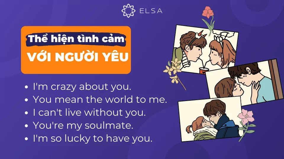 Bày tỏ tình cảm với người yêu bằng tiếng Anh vừa lãng mạn mà còn giúp bạn ghi điểm