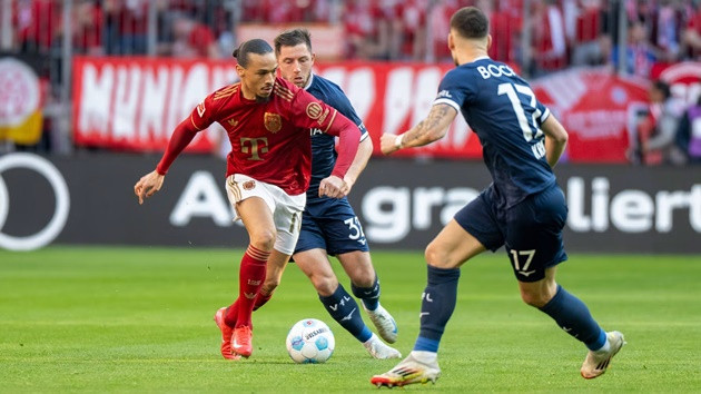 Bayern 2-3 Bochum: Thẻ đỏ lu mờ cú đúp; Tin vui từ Leverkusen