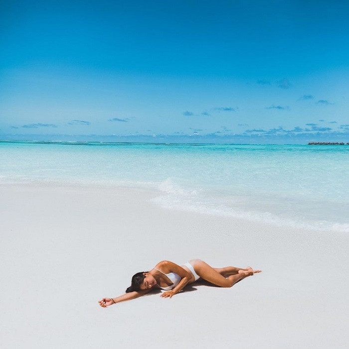 Bể bơi riêng tại biệt thự Six Senses Laamu